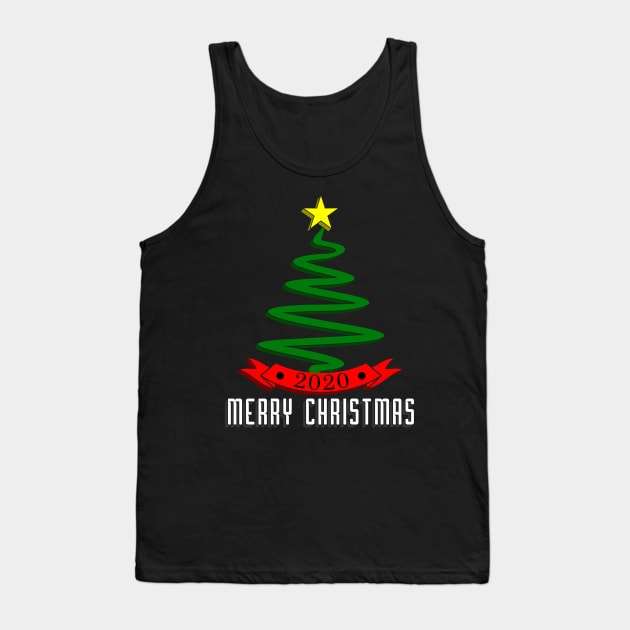 07 - 2020 Merry Christmas Tank Top by SanTees